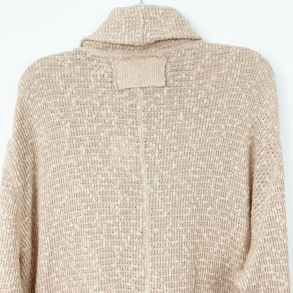 NWT Free People We The Free Tommy Turtleneck Sweater Size L Toasted Almond - Picture 6 of 10